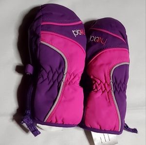 Girls XXS Zip Mittens